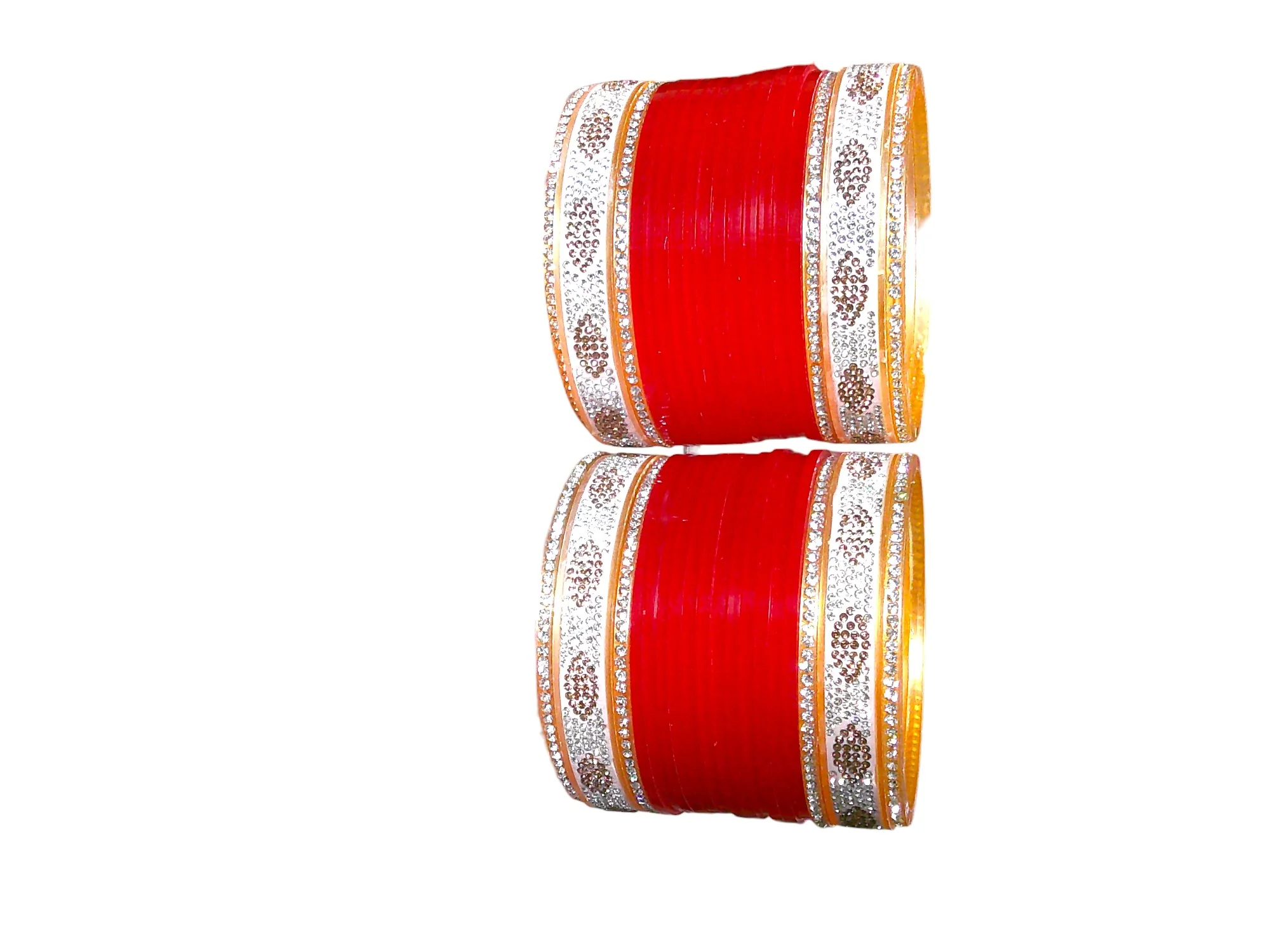 Nari Nakhre Vibrant Yellow Silk Thread Bangle Set with Intricate Silver Stone Studded Kada (Pack of 20)
