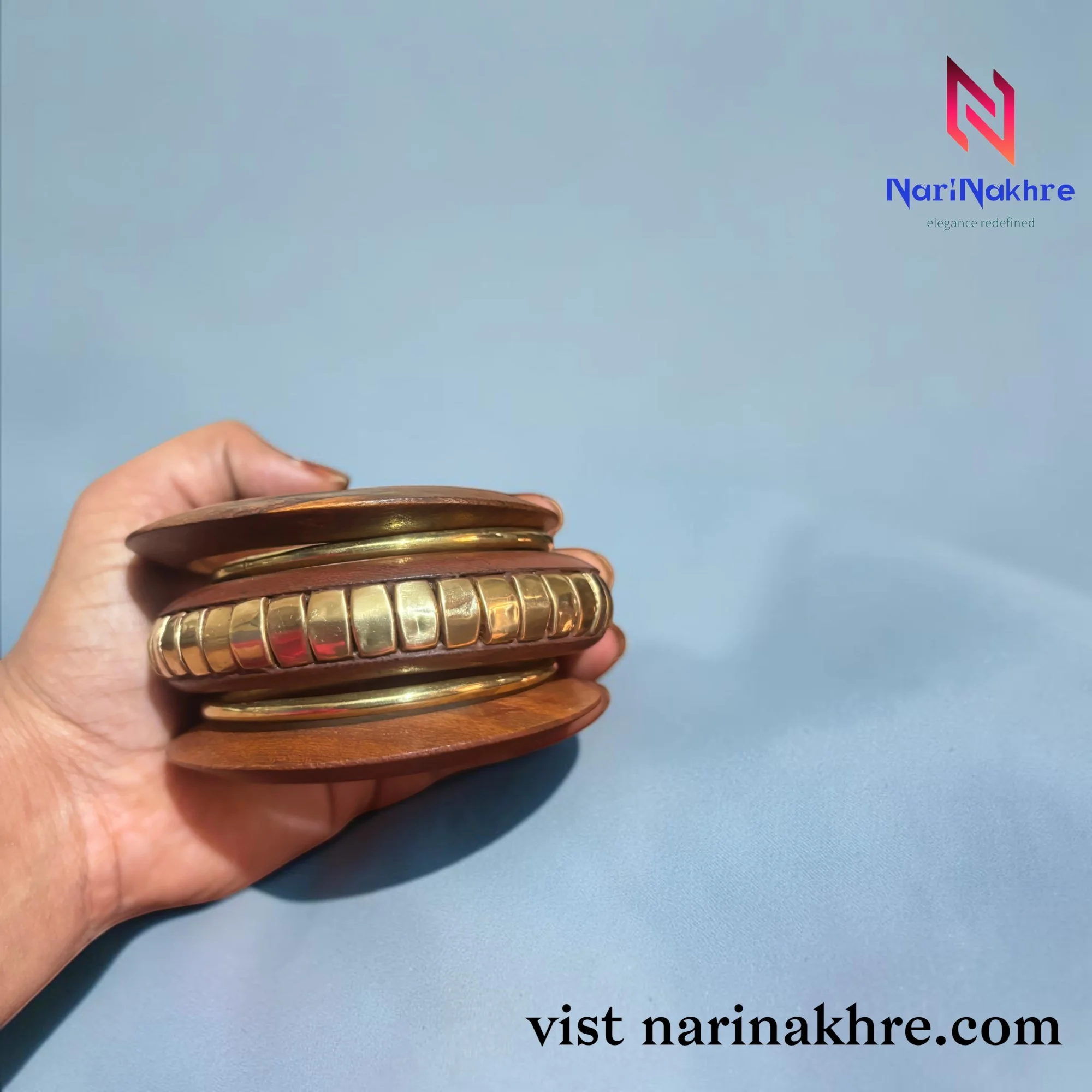 Nari Nakhre Wooden Bangles – Elegant Traditional main image