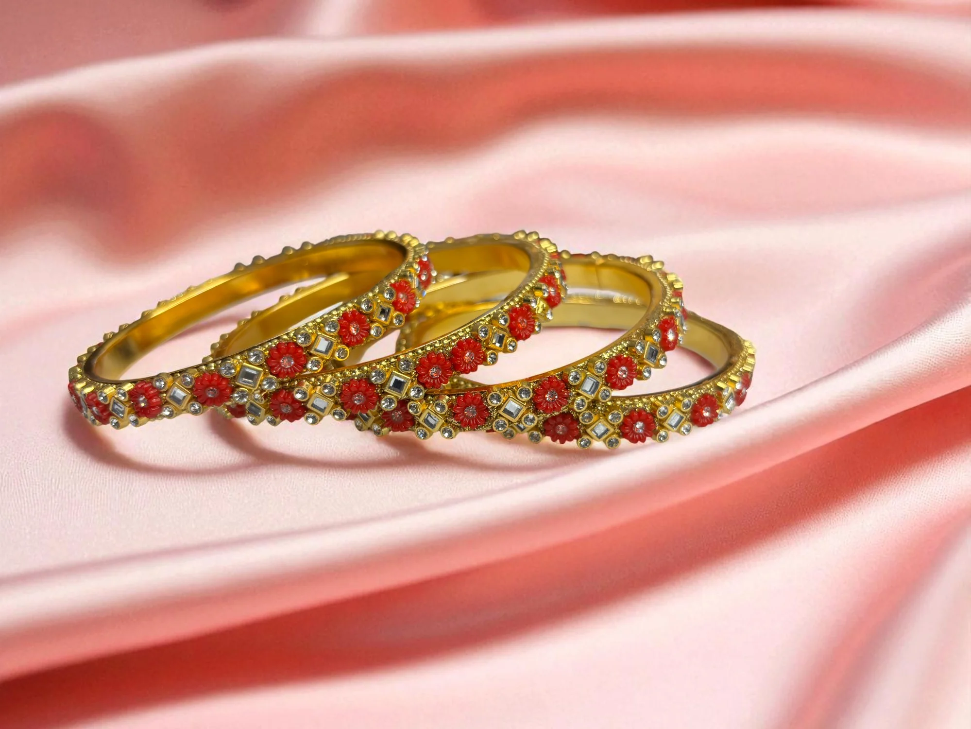 Nari Nakhre Intricate Gold-Plated Peacock Kada