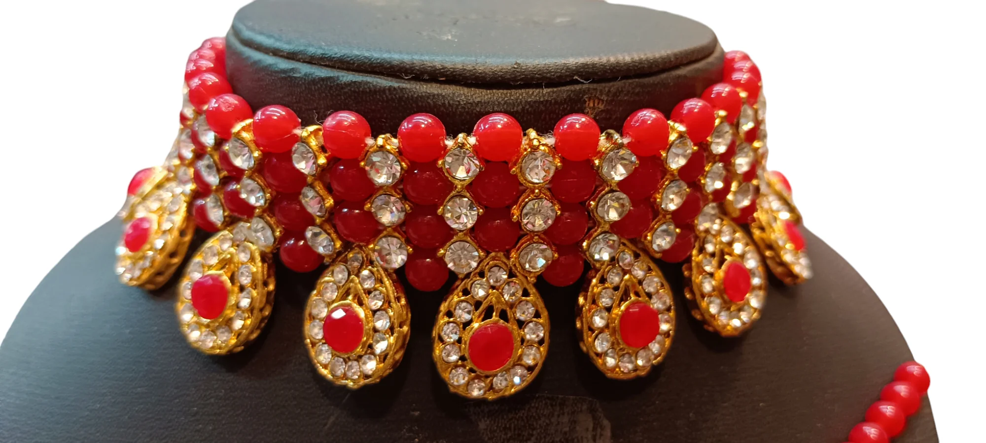 Nari Nakhre Ethnic Pearl & Stone Necklace Set