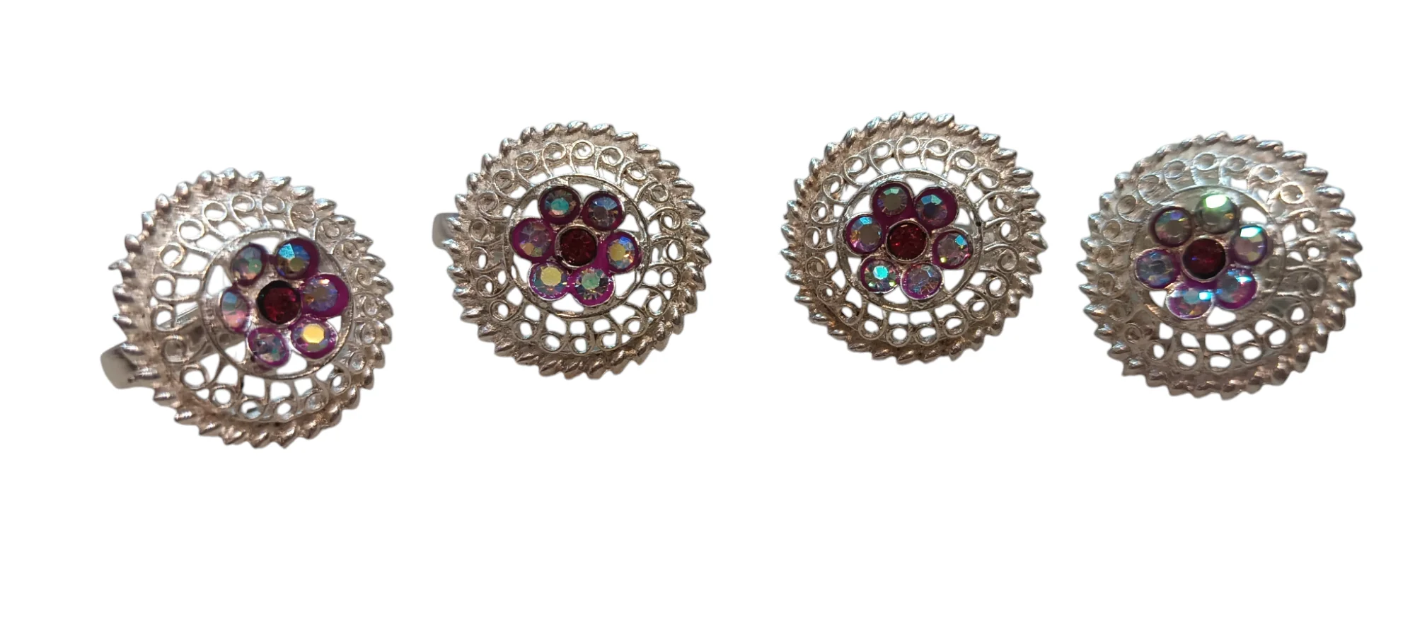 Nari Nakhre Royal Green Stone Adjustable Ring